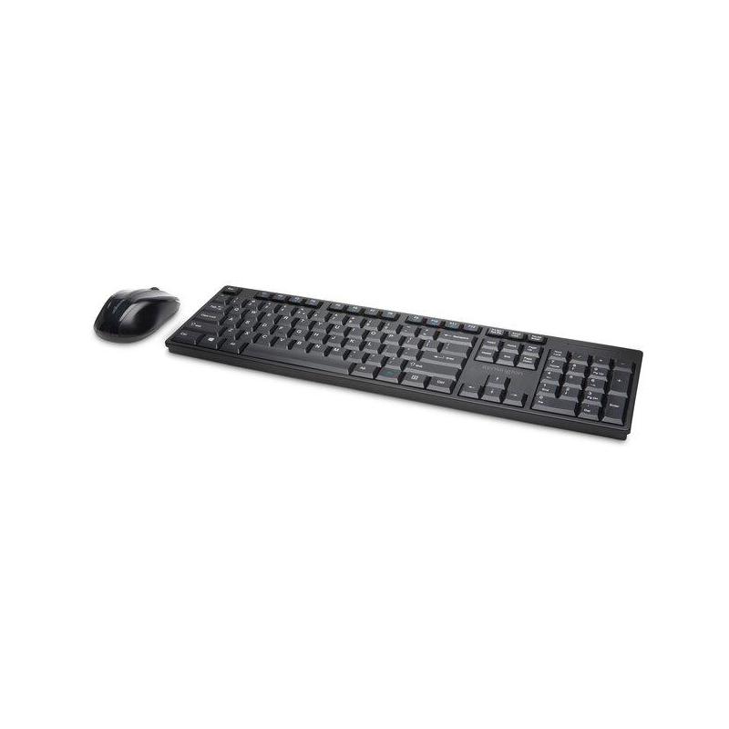 Kensington K75230ES Kit de Teclado y Ratón Inalámbricos USB-A Negros