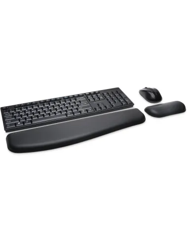 Kensington K75230ES Kit de Teclado y Ratón Inalámbricos USB-A Negros