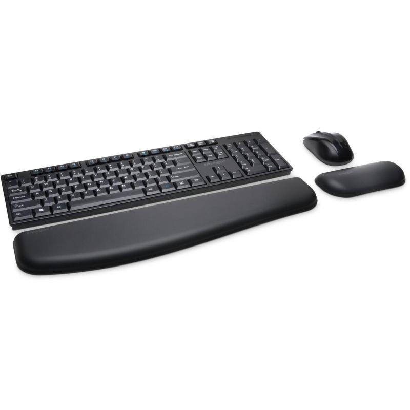 Kensington K75230ES Kit de Teclado y Ratón Inalámbricos USB-A Negros