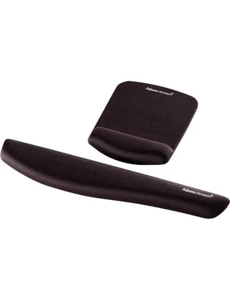 Fellowes 9252003 Alfombrilla con Reposamuñecas Negra