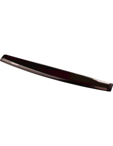 Fellowes Reposamuñecas teclado gel Crystal Negro