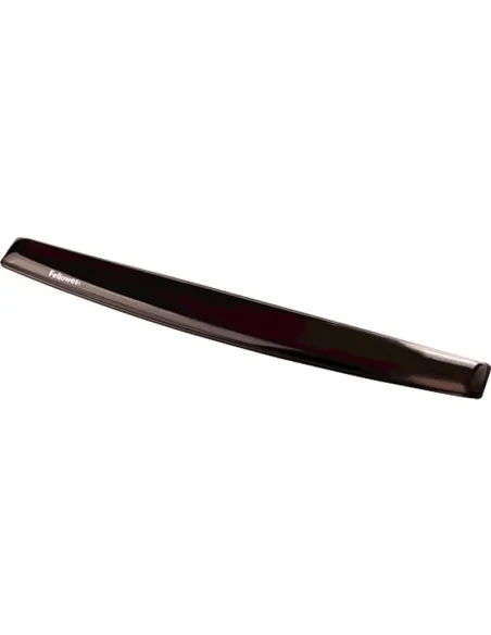 Fellowes Reposamuñecas teclado gel Crystal Negro