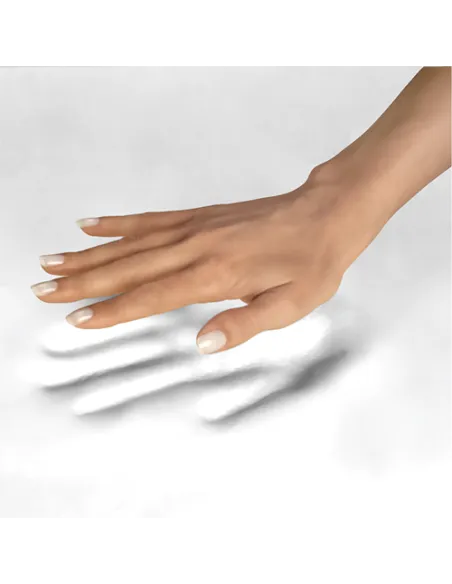 Fellowes 9178201 Reposamuñecas para el Teclado Memory Foam Negro