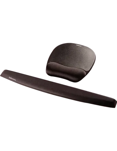 Fellowes 9178201 Reposamuñecas para el Teclado Memory Foam Negro
