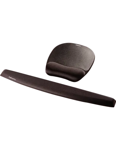Fellowes 9178201 Reposamuñecas para el Teclado Memory Foam Negro