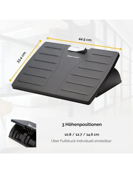 Fellowes Reposapiés Ajustable contra Microbios