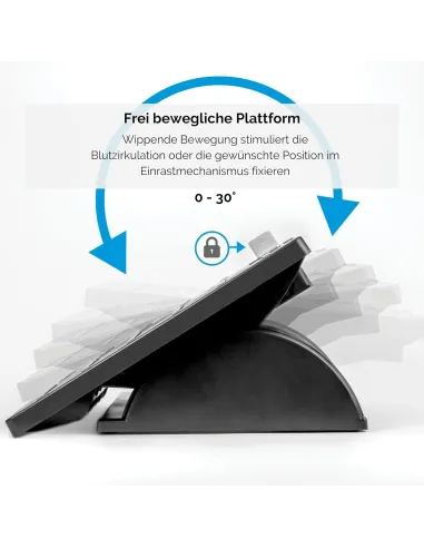 Fellowes Reposapiés Ajustable contra Microbios