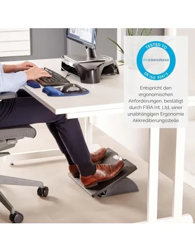 Fellowes Reposapiés Ajustable contra Microbios