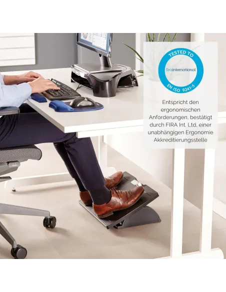 Fellowes Reposapiés Ajustable contra Microbios