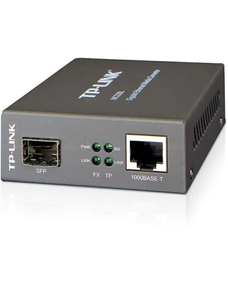 TP-Link MC220L Conversor Medios RJ-45 a SFP Negro