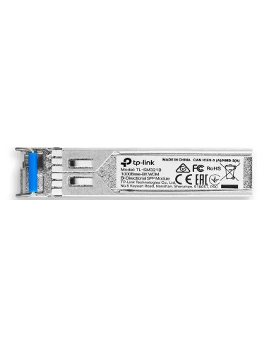 TP-Link TL-SM321B Módulo Transceptor SFP de Fibra Óptica 10KM