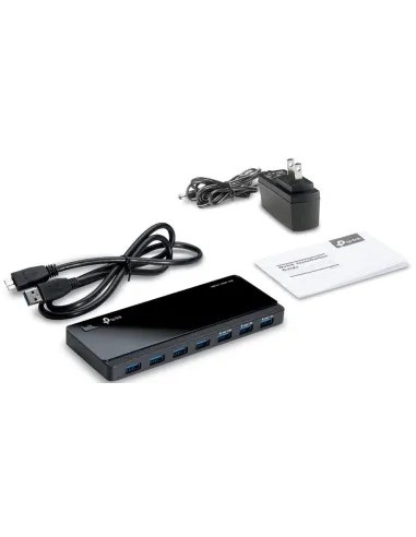 TP-Link UH700 HUB micro USB-B a USB-A 3.0 7 Puertos 1 M Negro