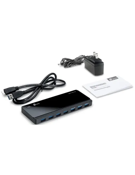 TP-Link UH700 HUB micro USB-B a USB-A 3.0 7 Puertos 1 M Negro