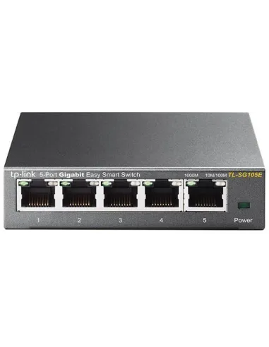 TP-Link TL-SG105E Easy Smart Switch L2 Gestionado 5 Puertos