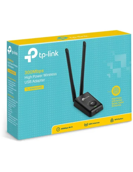 TP-Link TL-WN8200N Adaptador Inalámbrico USB WiFi 4 Banda Única Negro