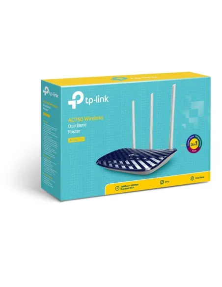 TP-Link AC750 Router Dual-Band WiFi 5 Negro
