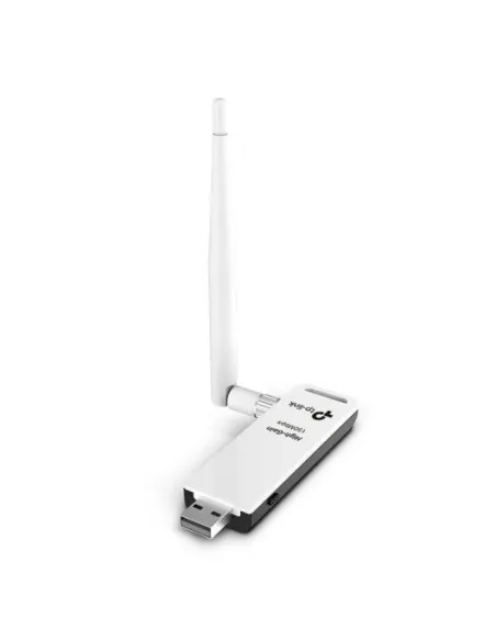 TP-LINK TL-WN722N V4 Adaptador WiFi USB 150 Mbps Antena de Alta Ganancia