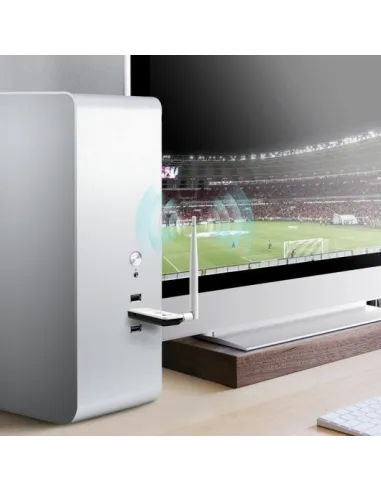 TP-LINK TL-WN722N V4 Adaptador WiFi USB 150 Mbps Antena de Alta Ganancia