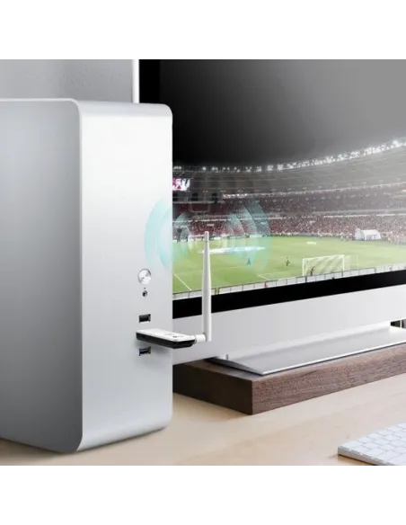 TP-LINK TL-WN722N V4 Adaptador WiFi USB 150 Mbps Antena de Alta Ganancia