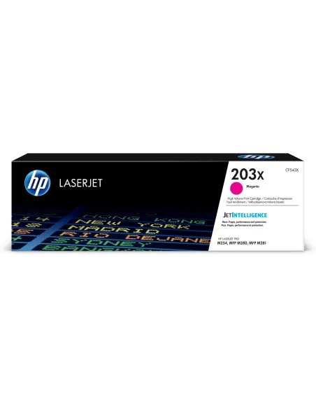 HP LaserJet Tóner 203X Original de Alta Capacidad Magenta