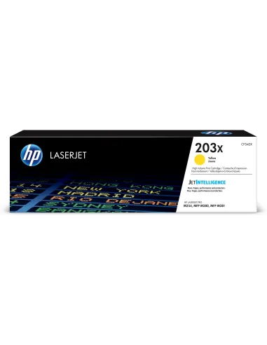 HP LaserJet Tóner 203X Original de Alta Capacidad Amarillo
