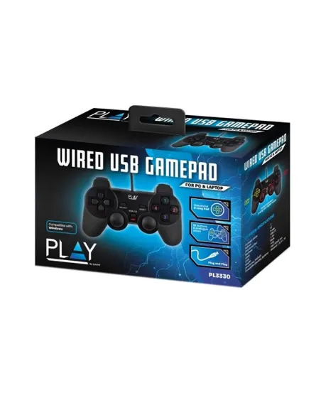 Ewent PL3330 Gamepad USB Negro