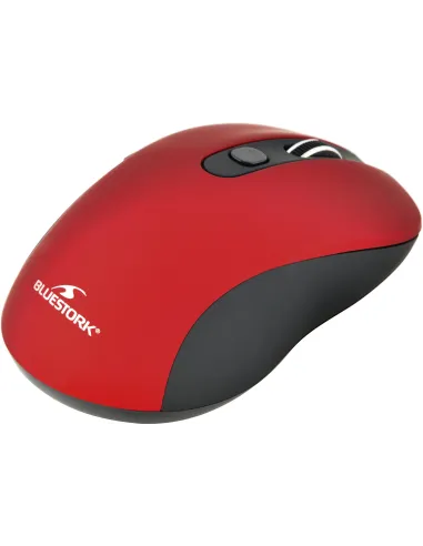 Bluestork M-WL-OFF60 Ratón Inalámbrico 1600 DPI Rojo