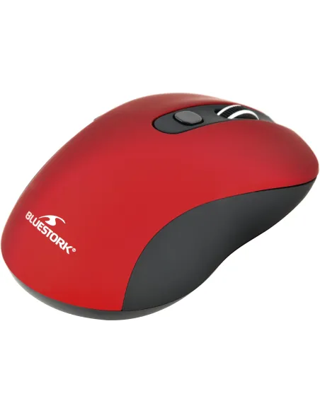Bluestork M-WL-OFF60 Ratón Inalámbrico 1600 DPI Rojo