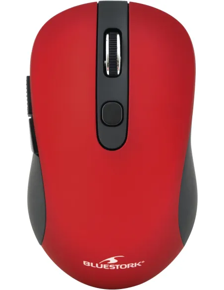 Bluestork M-WL-OFF60 Ratón Inalámbrico 1600 DPI Rojo