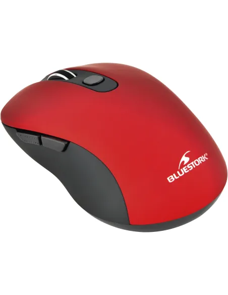 Bluestork M-WL-OFF60 Ratón Inalámbrico 1600 DPI Rojo