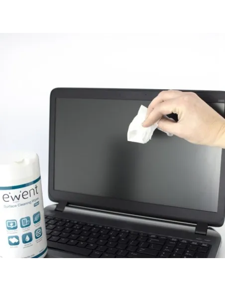 Ewent EW5612 Toallitas de Limpieza para Superficies 100 Unidades