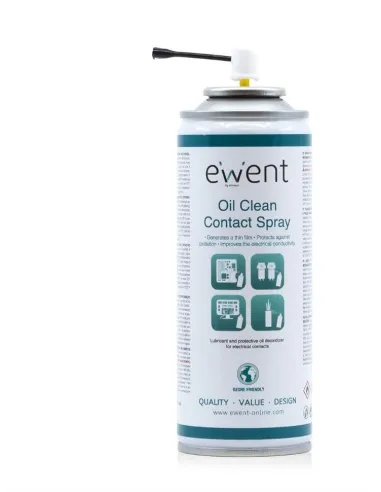 Ewent EW5615 Pulverizador a Base de Aceite para Limpieza de Contactos Eléctricos 200ml