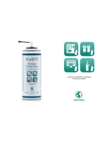 Ewent EW5615 Pulverizador a Base de Aceite para Limpieza de Contactos Eléctricos 200ml