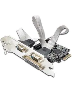 Ewent EW1158 Tarjeta PCI-Express de Serie y Combo Paralelo PCI-e/2+1 Puertos