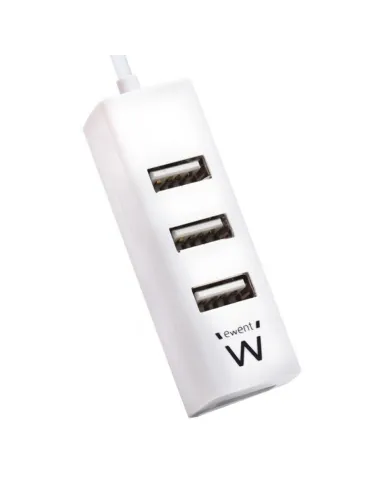 Ewent EW1122 USB-A a USB-A 4 Puertos Blanco