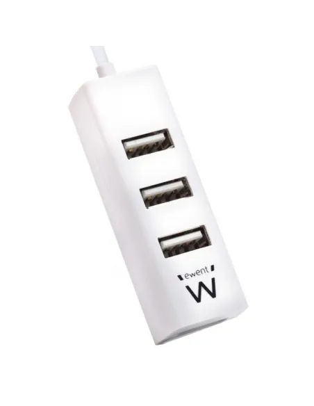 Ewent EW1122 USB-A a USB-A 4 Puertos Blanco