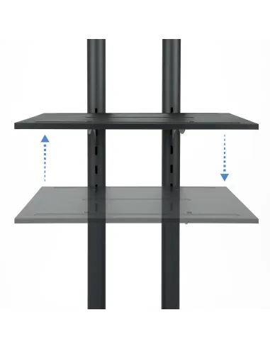TooQ FS1470M-B Soporte de Suelo Con Ruedas Monitor/TV 37 - 70" Máx. 50Kg