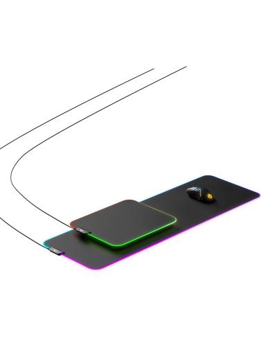 SteelSeries QcK Prism Cloth XL Alfombrilla Gaming Negra