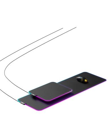 SteelSeries QcK Prism Cloth XL Alfombrilla Gaming Negra