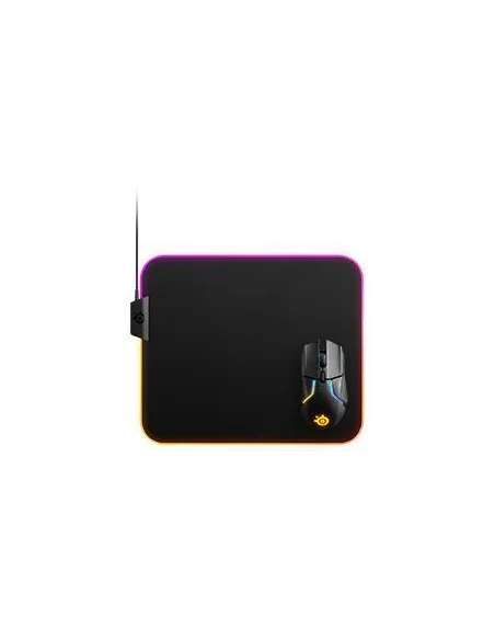 SteelSeries QcK Prism Cloth Medium Alfombrilla Gaming Negro