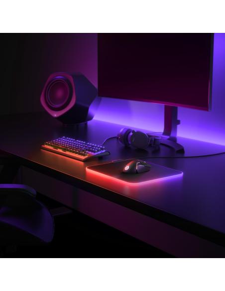SteelSeries QcK Prism Cloth Medium Alfombrilla Gaming Negro