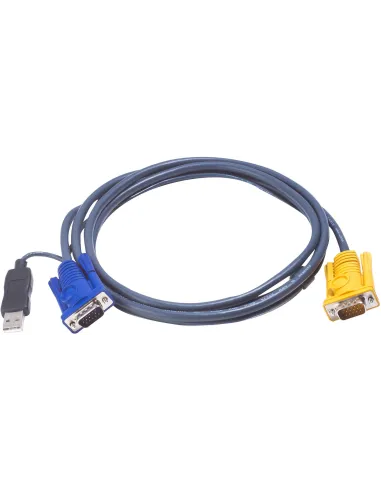 Aten 2L-5203UP Cable VGA + USB-A 3M Negro