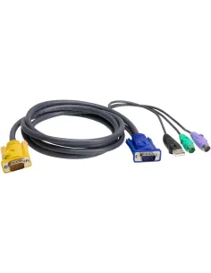 Aten 2L-5303UP Cable VGA + PS/2 + USB 3M Negro-977989