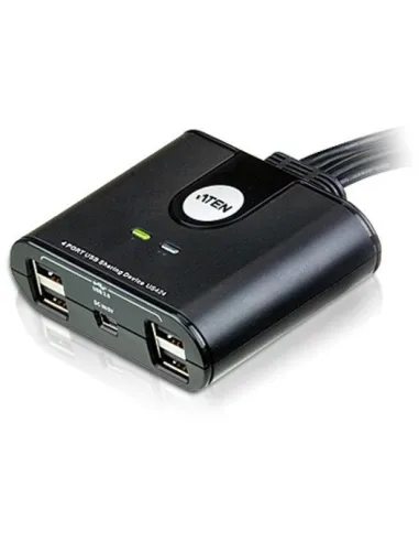 Aten US424-AT Switch KVM 4 Puertos USB-A 2.0 Negro