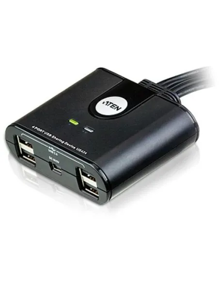 Aten US424-AT Switch KVM 4 Puertos USB-A 2.0 Negro