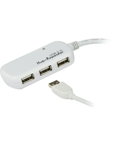 Aten UE2120H HUB USB 4 en 1 12cm Blanco