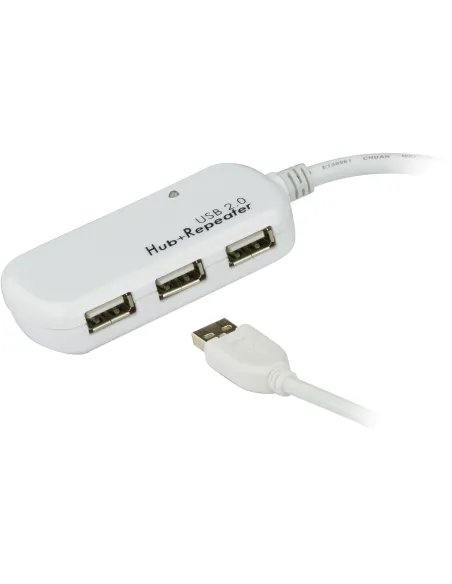 Aten UE2120H HUB USB 4 en 1 12cm Blanco
