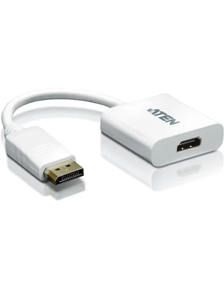 Aten VC985-AT Adaptador DisplayPort a HDMI Blanco