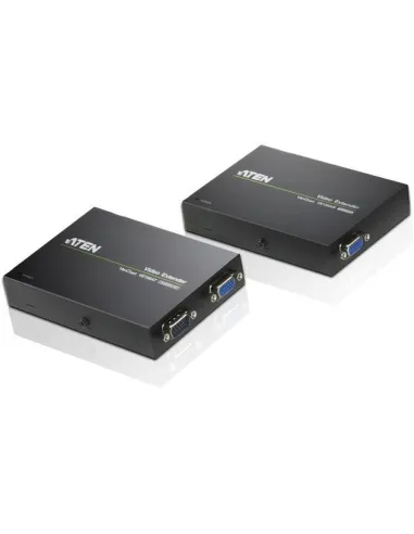 Aten VE150A-AT-G Extensor VGA sobre Cat.5 Negro