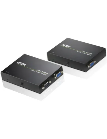 Aten VE150A-AT-G Extensor VGA sobre Cat.5 Negro